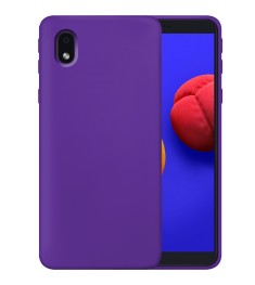 Силикон Original 360 Case Samsung Galaxy A01 Core (Фиолетовый)