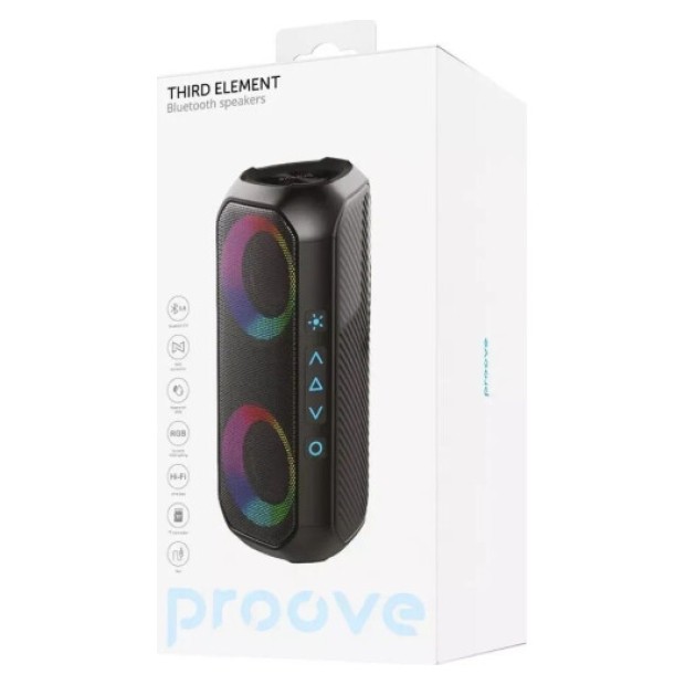 Портативная акустика Proove Third Element 20W (Black)