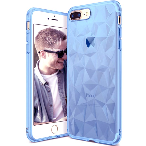 Силиконовый чехол Prism Case Apple iPhone 7 Plus / 8 Plus (синий)