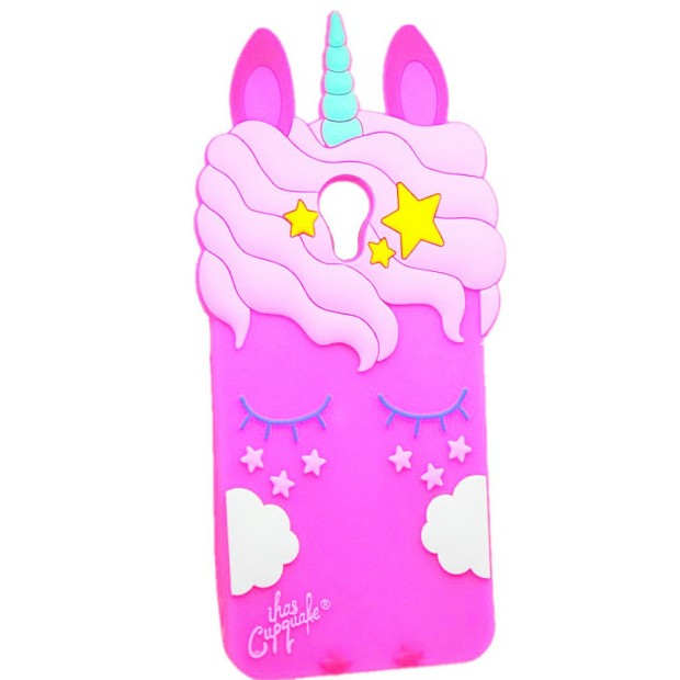 Чехол Силикон Little Pony для Meizu M5c (Розовый)