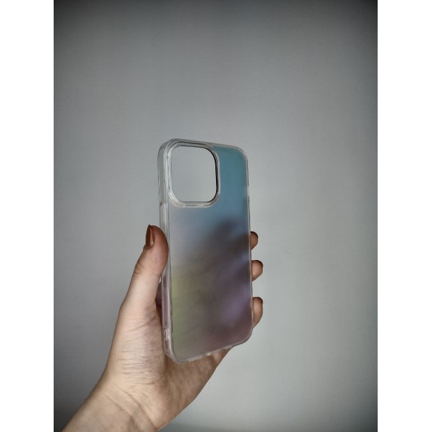 Силикон Round Matte Gradient Apple iPhone 13 Pro (Blue)