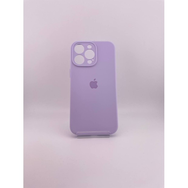 Силикон Original RoundCam Case Apple iPhone 15 Pro Max (71) Light Glycine