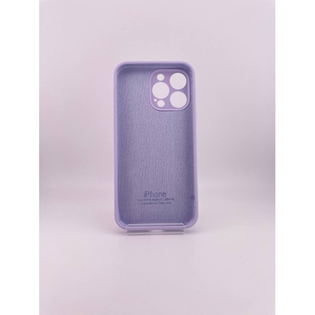 Силикон Original RoundCam Case Apple iPhone 15 Pro Max (71) Light Glycine