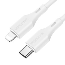 USB-кабель Borofone BX49 3A PD20W (Type-C to Lightning) (Белый)