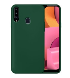 Силикон Original 360 Case Samsung Galaxy A20S (2019) (Тёмно-зелёный)