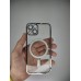 Чехол UMKU Shining with MagSafe Apple iPhone 13 (Silver)