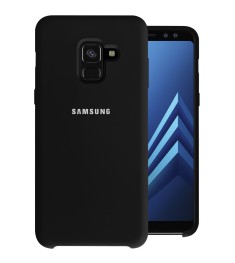 Силикон Original Case HQ Samsung Galaxy A8 (2018) A530 (Чёрный)