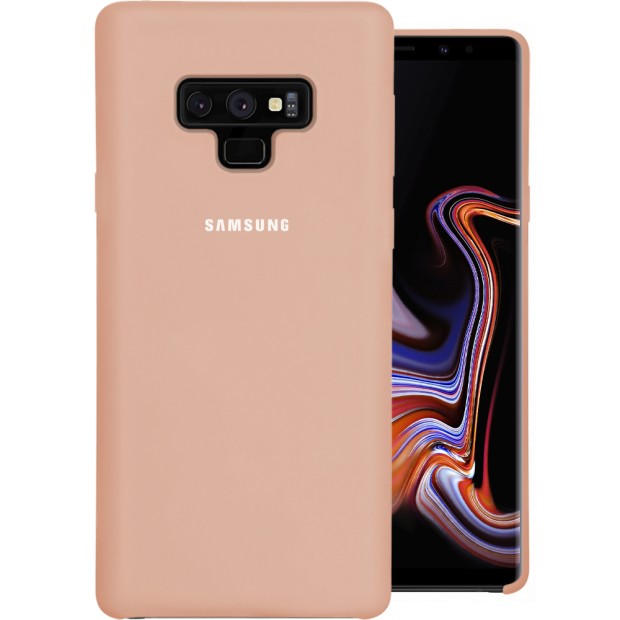 Силиконовый чехол Original Case Samsung Galaxy Note 9 (Пудра)