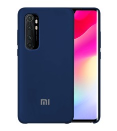 Силикон Original Case Xiaomi Mi Note 10 Lite (Тёмно-синий)