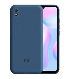 Силикон Original 360 ShutCam Case Logo Xiaomi Redmi 9A (Кобальт)