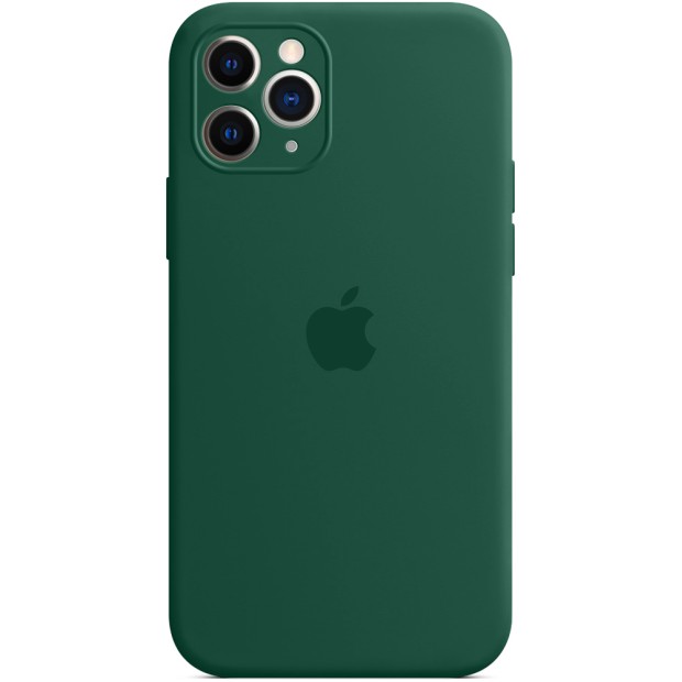 Силикон Original RoundCam Case Apple iPhone 11 Pro Max (69) Atrovirens