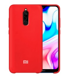 Силикон Original Case Logo Xiaomi Redmi 8 (Красный)