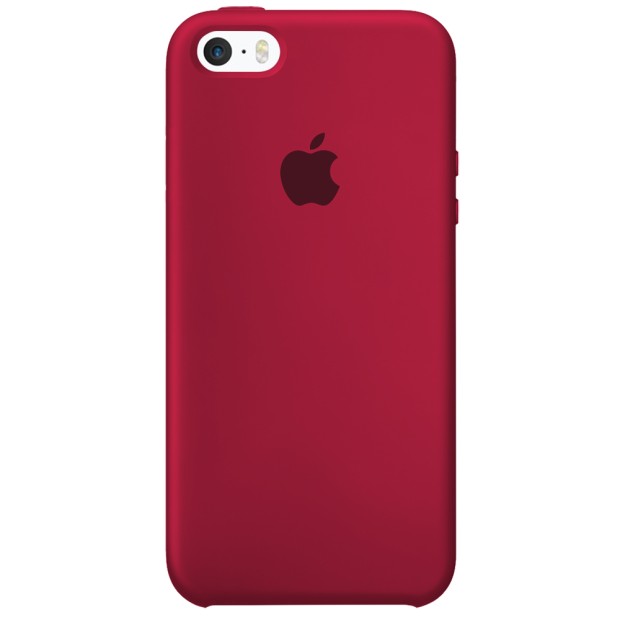 Силиконовый чехол Original Case Apple iPhone 5 / 5S / SE (04) Rose Red