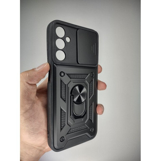 Бронь-чехол Ring Serge Armor ShutCam Case Samsung Galaxy M14 (Чёрный)