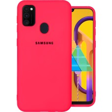 Силикон Original Case (HQ) Samsung Galaxy M30s (2019) (Малиновый)