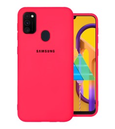 Силикон Original Case (HQ) Samsung Galaxy M30s (2019) (Малиновый)