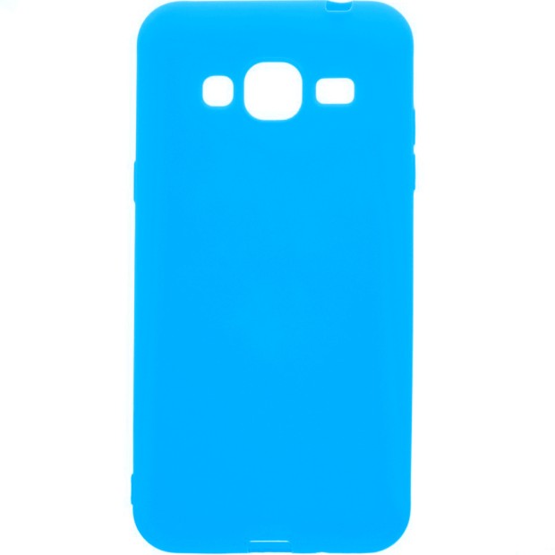 Чехол Силикон iNavi Color для Samsung Galaxy J3 (2016) J320 (голубой)