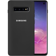 Силиконовый чехол Original Case Samsung Galaxy S10 (Чёрный)