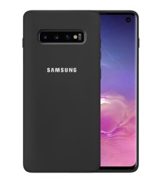 Силикон Original 360 Case Logo Samsung Galaxy S10 (Чёрный)