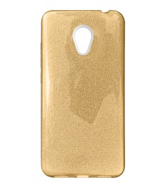 Силикон Glitter Meizu M3 / M3s (Золотой)