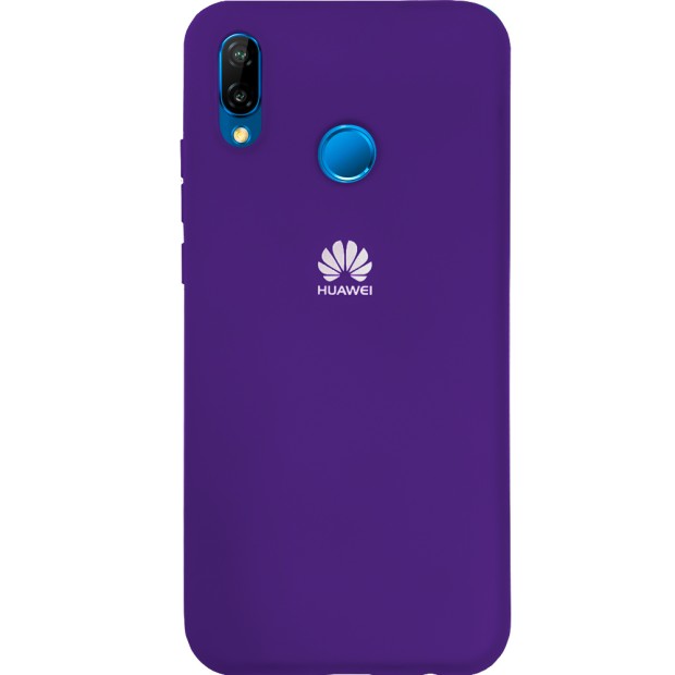 Силиконовый чехол Original Case Huawei P20 Lite (Фиолетовый)