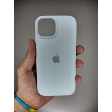 Силикон Original Round Case Apple iPhone 15 (53) Sky Blue