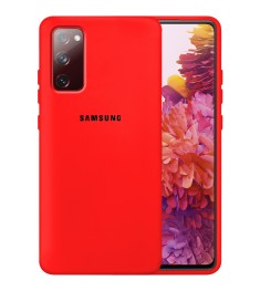 Силикон Original 360 Case Logo Samsung Galaxy S20 FE (Красный)