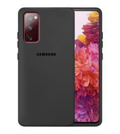 Силикон Original 360 Case Logo Samsung Galaxy S20 FE (Чёрный)