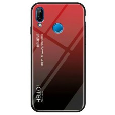 Накладка Glass Case Xiaomi Redmi 6 Pro / Mi A2 Lite (красный)