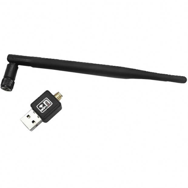 USB-адаптер Wi-Fi WF-2 (для тюнера T2, PC) (7601) (Чёрный)