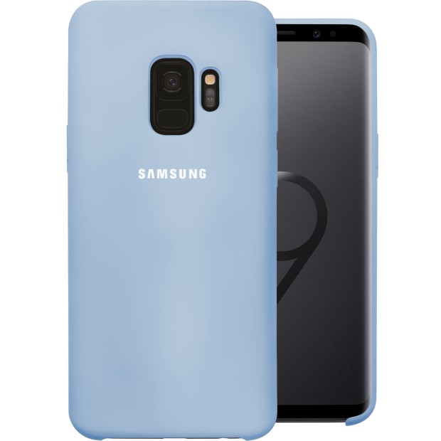 Силиконовый чехол Original Case Samsung Galaxy S9 (Голубой)