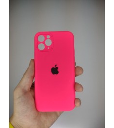 Силикон Original RoundCam Case Apple iPhone 11 Pro (31) Barbie Pink