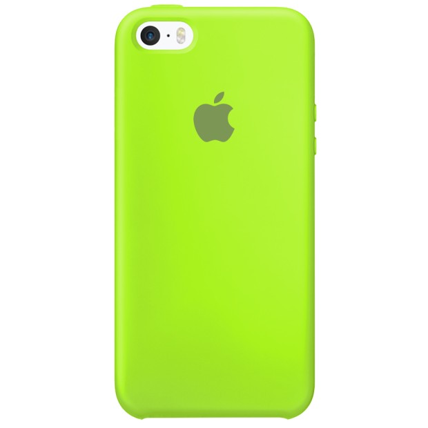 Силиконовый чехол Original Case Apple iPhone 5 / 5S / SE (27) Grass Green
