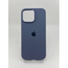 Силикон Original Round Case Apple iPhone 16 Pro Max (42) Shadow Blue