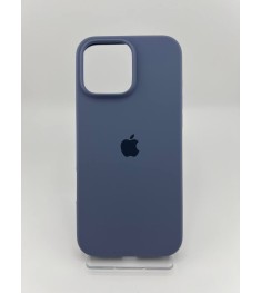 Силикон Original Round Case Apple iPhone 16 Pro Max (42) Shadow Blue