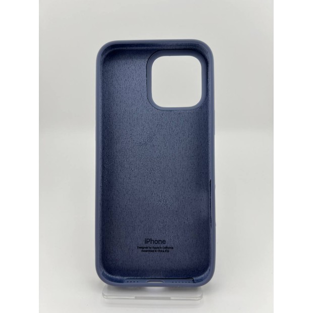 Силикон Original Round Case Apple iPhone 16 Pro Max (42) Shadow Blue