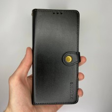 Чехол-книжка Leather Book Getman Xiaomi Redmi 12C / 10C (Чёрный)