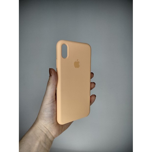 Силикон Original Case Apple iPhone XS Max (Cantaloupe)