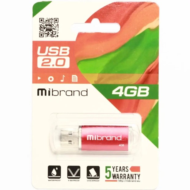 USB 2.0 флеш-накопитель Mibrand Cougar 4Gb