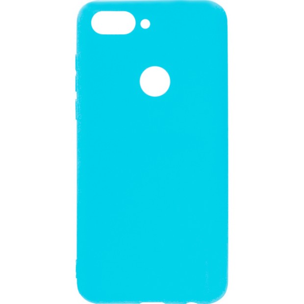 Силиконовый чехол iNavi Color Huawei P Smart (голубой)