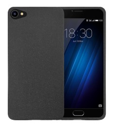 Силиконовый чехол Textile Meizu U10 (Чёрный)