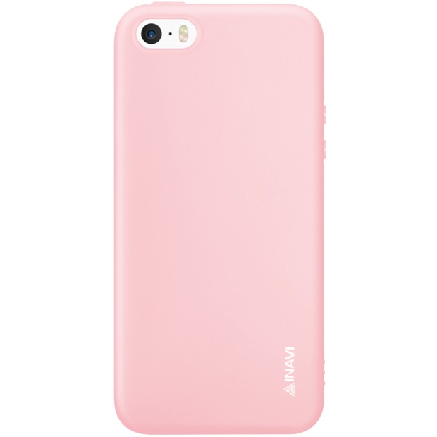 Чехол Силикон iNavi Color Apple iPhone 5 / 5s / SE (персик)