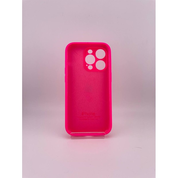 Силикон Original RoundCam Case Apple iPhone 14 Pro (31) Barbie Pink