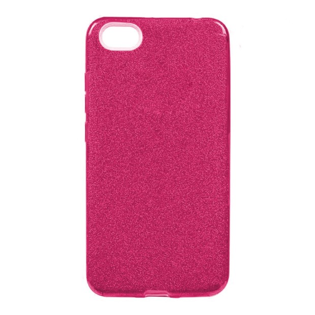 Силиконовый чехол Glitter Apple iPhone 5 / 5s / SE (Розовый)