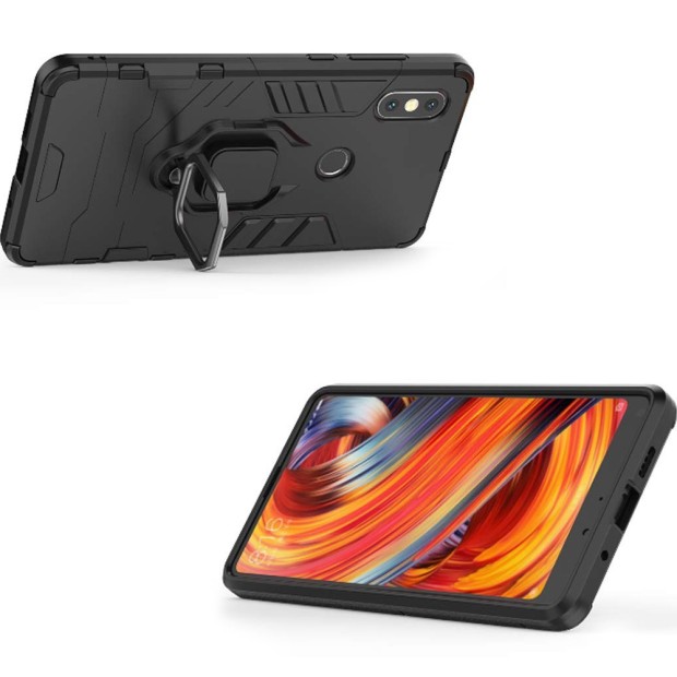 Бронь-чехол Ring Armor Case Xiaomi Mi Mix 2 (Чёрный)