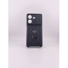 Бронь-чехол Ring Serge Armor ShutCam Case Xiaomi Redmi 13C / Poco C65 (Чёрный)