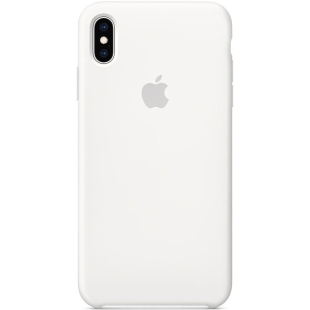 Чехол Silicone Case Apple iPhone X / XS (White)