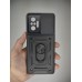 Бронь-чехол Ring Serge Armor ShutCam Case Xiaomi Redmi Note 10 Pro / Note 10 Pro Max (Чёрный)