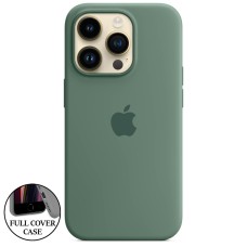 Силикон Original Round Case Apple iPhone 14 Pro (55) Blackish Green