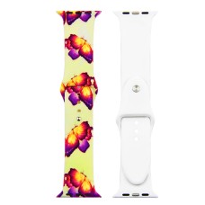 Ремешок Print Apple Watch Silicone 42 / 44 mm (Butterfly 3)
